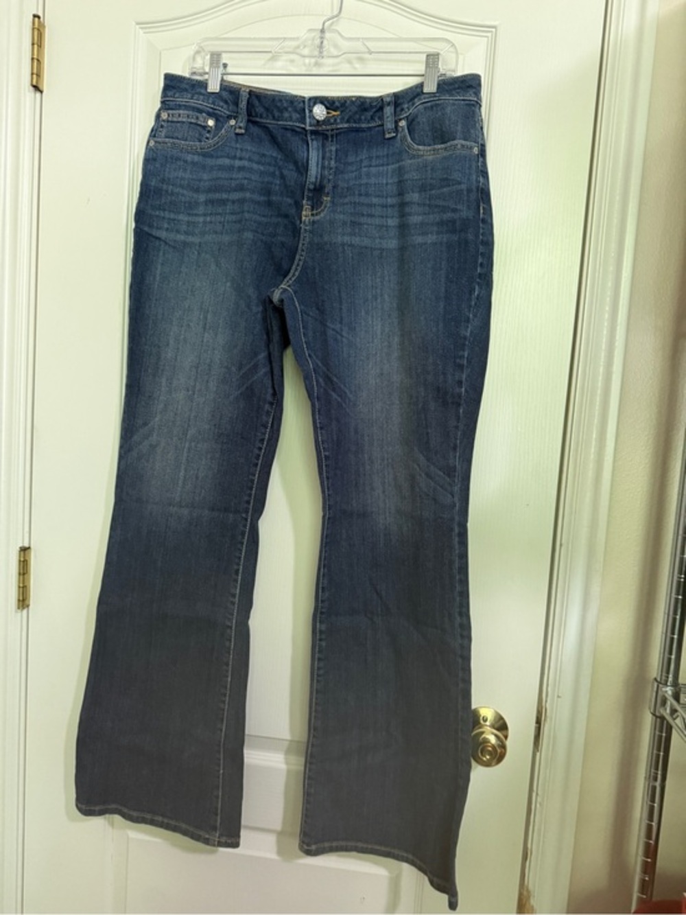 Jennifer Lopez Dark Blue Flare Jeans